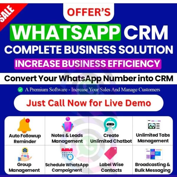 WhatsApp CRM Software Admin Panel